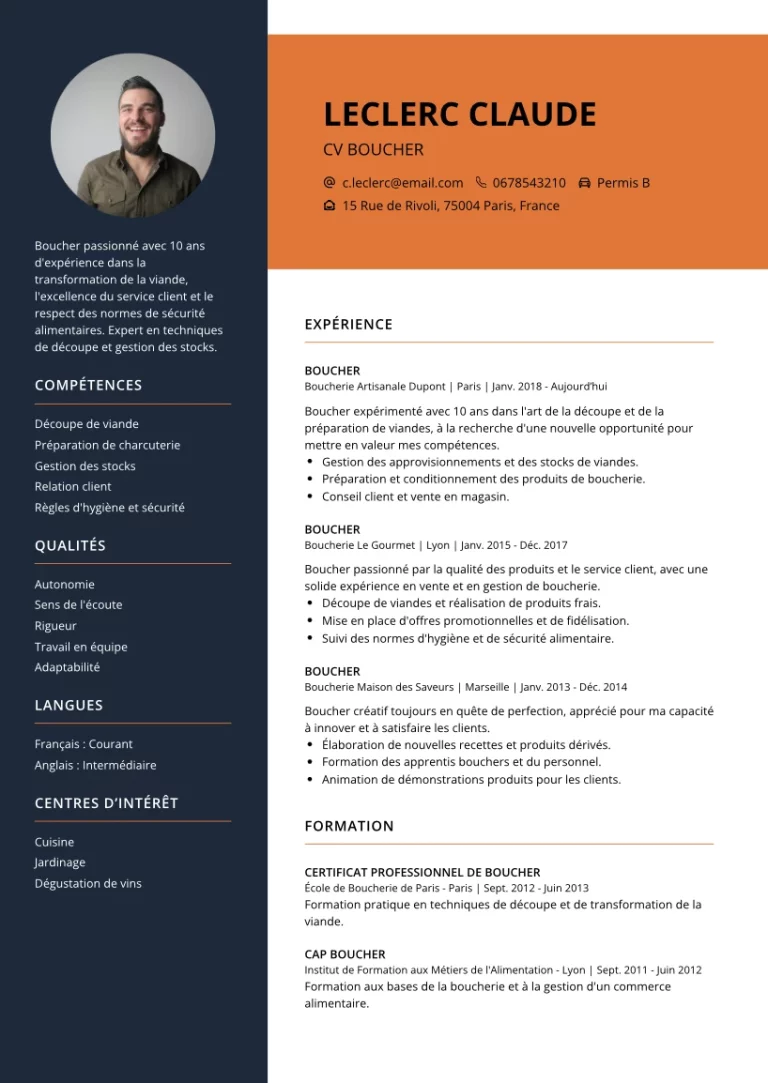 cv boucher