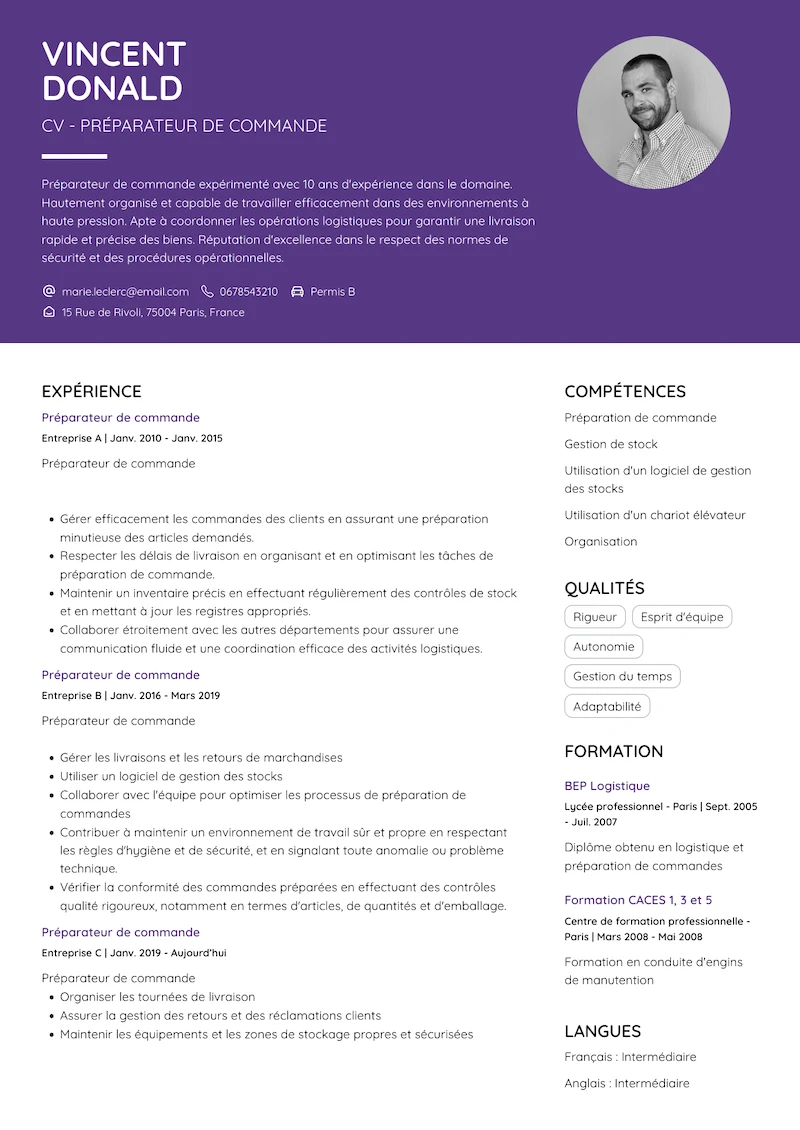 cv preparateur-de-commande