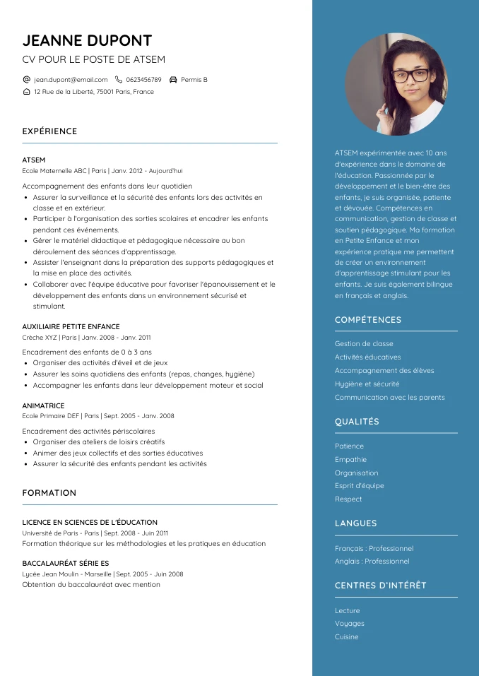 CV ATSEM