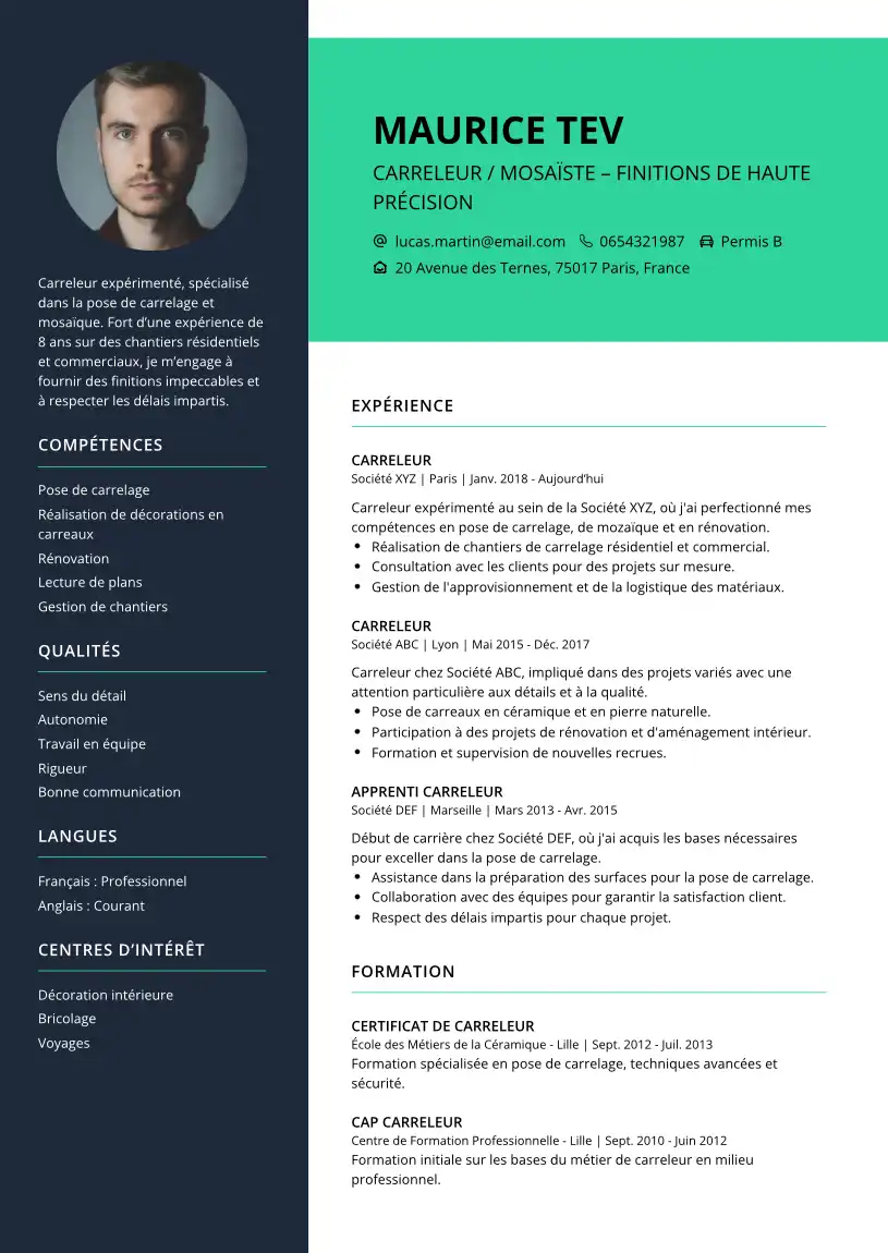 CV Carreleur