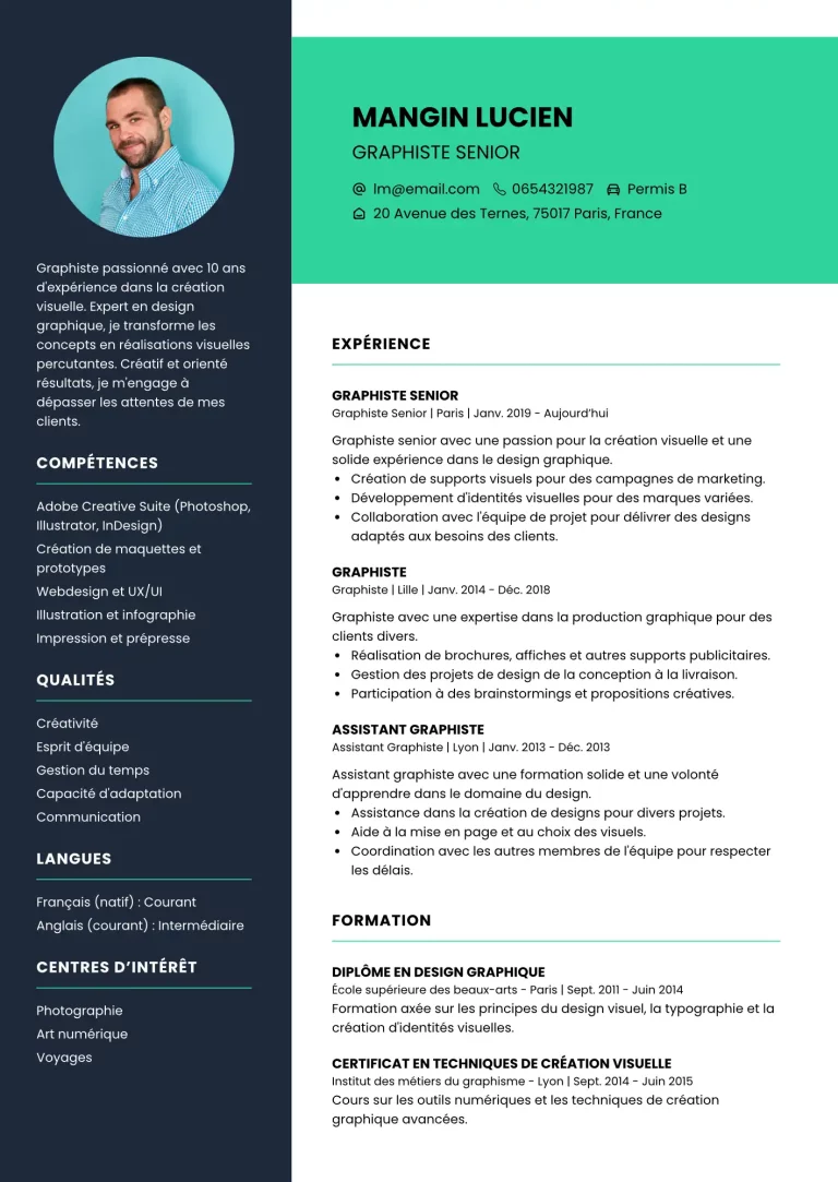 CV graphiste