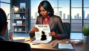 Trou sur le CV