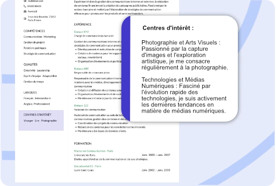 CV Hobbies
