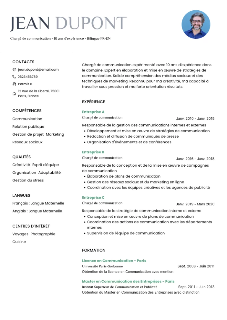 cv-professionnal