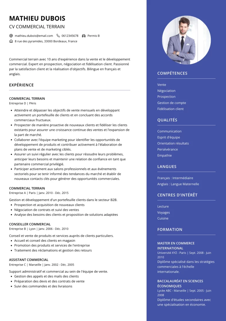 cv Commercial Web