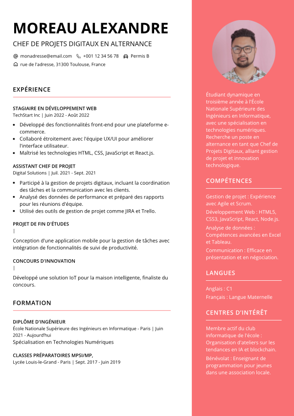 cv alternance